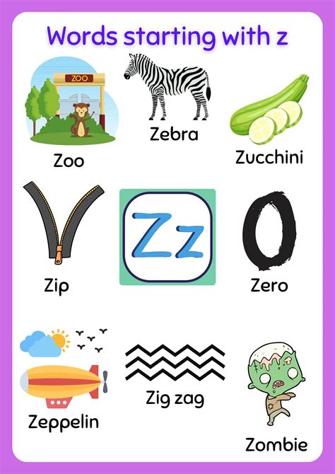 words with two z.
